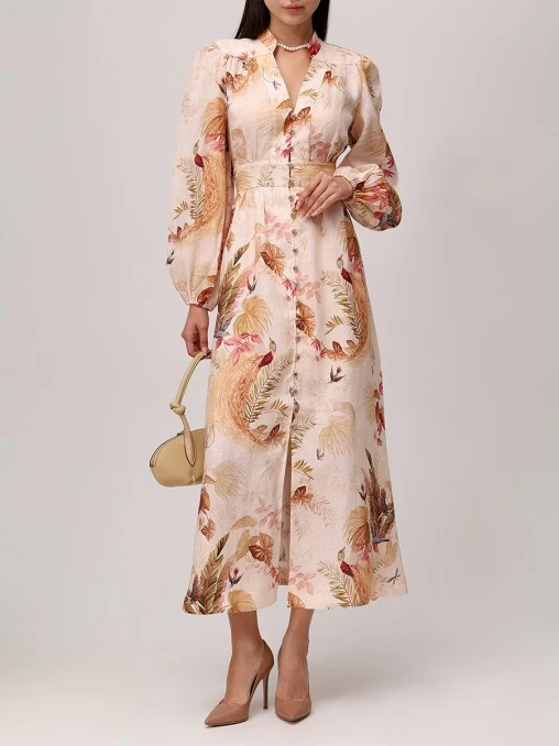 Платье льняное ZIMMERMANN