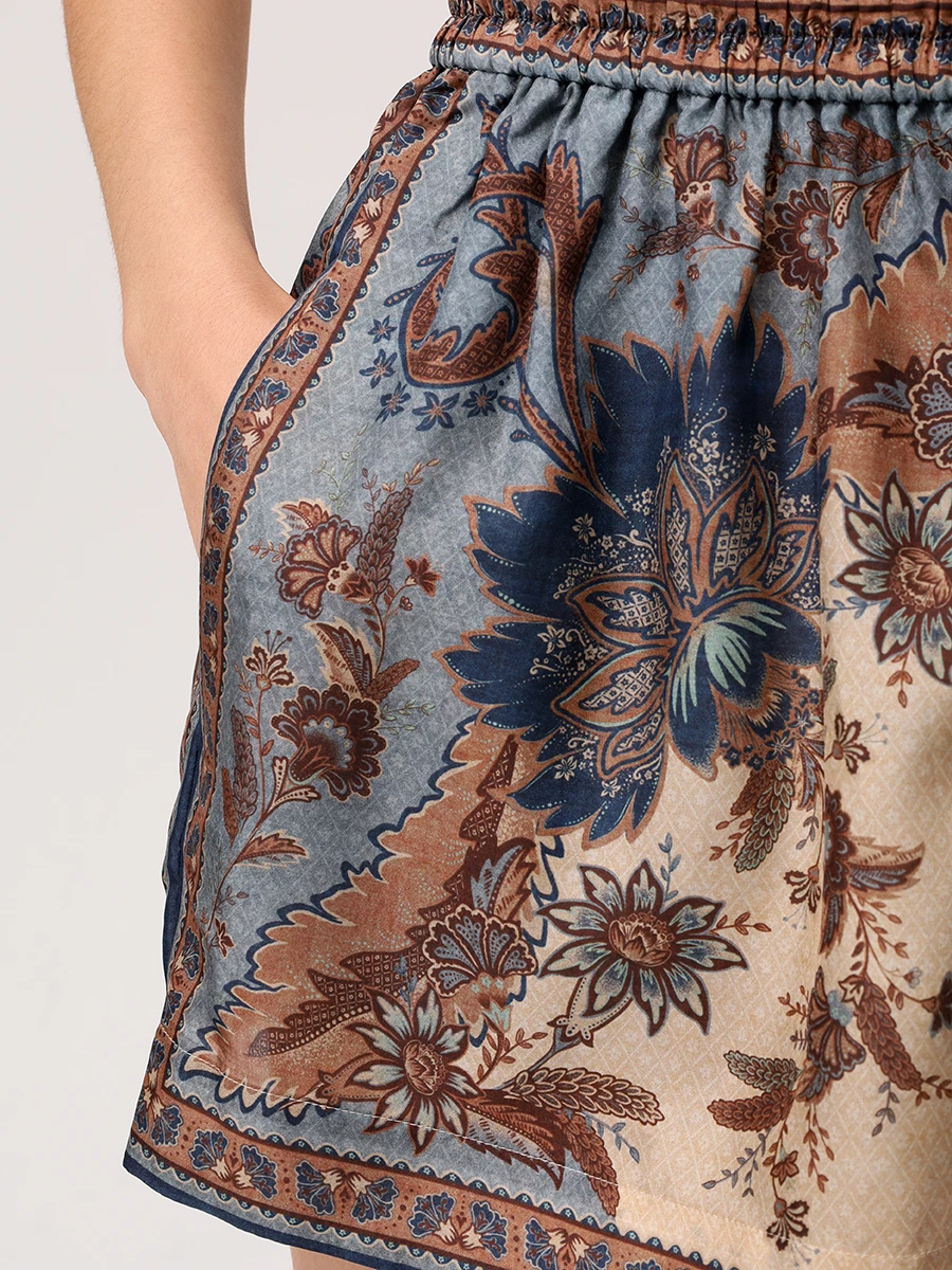 Шорты шелковые