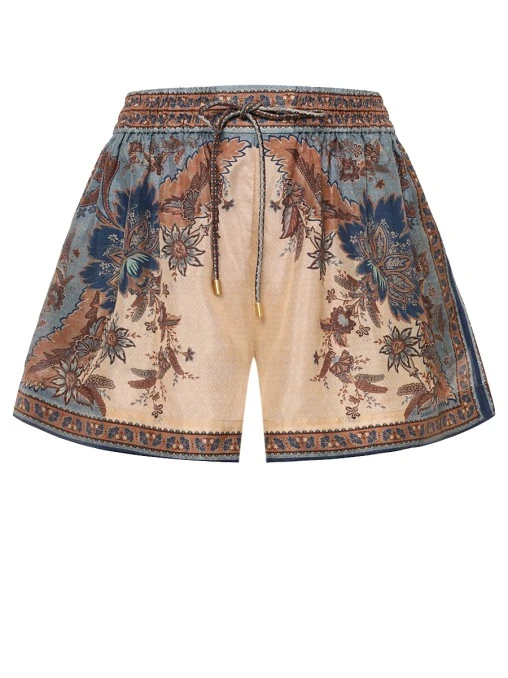 Шорты шелковые ZIMMERMANN
