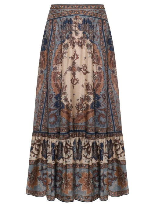 Юбка шелковая ZIMMERMANN