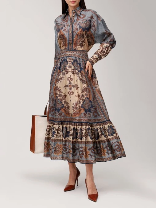 Юбка шелковая ZIMMERMANN