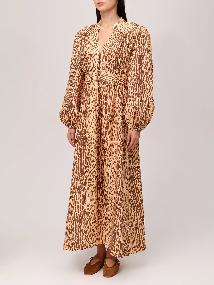 Платье льняное