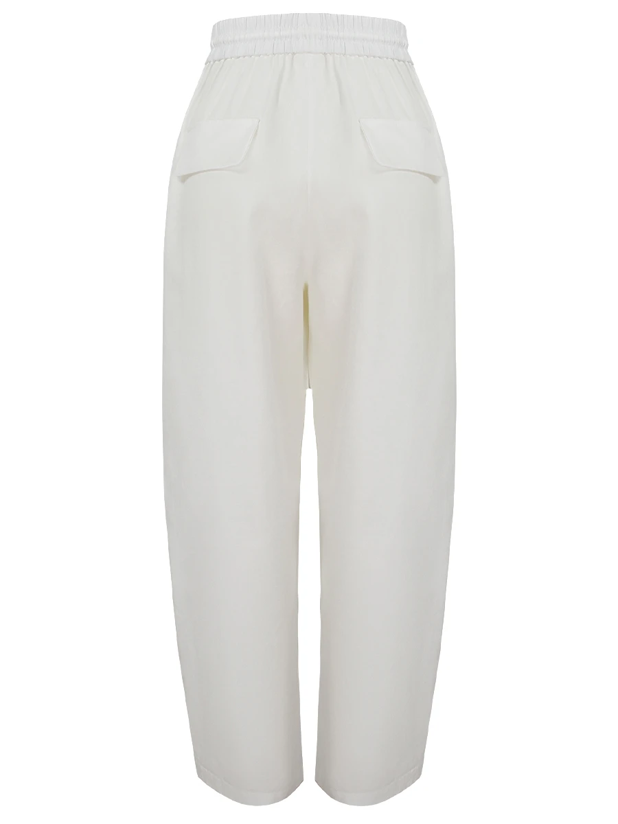 Брюки однотонные