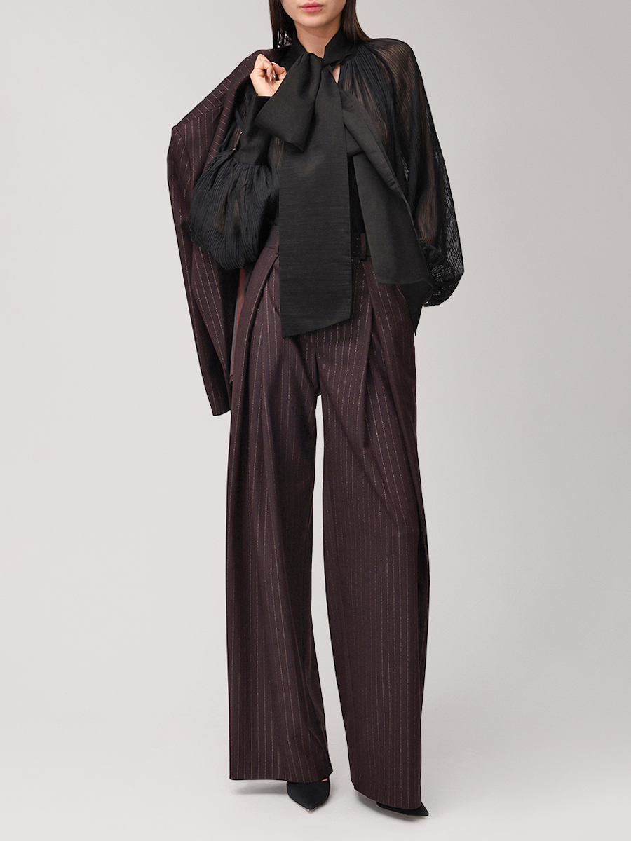 Блуза однотонная