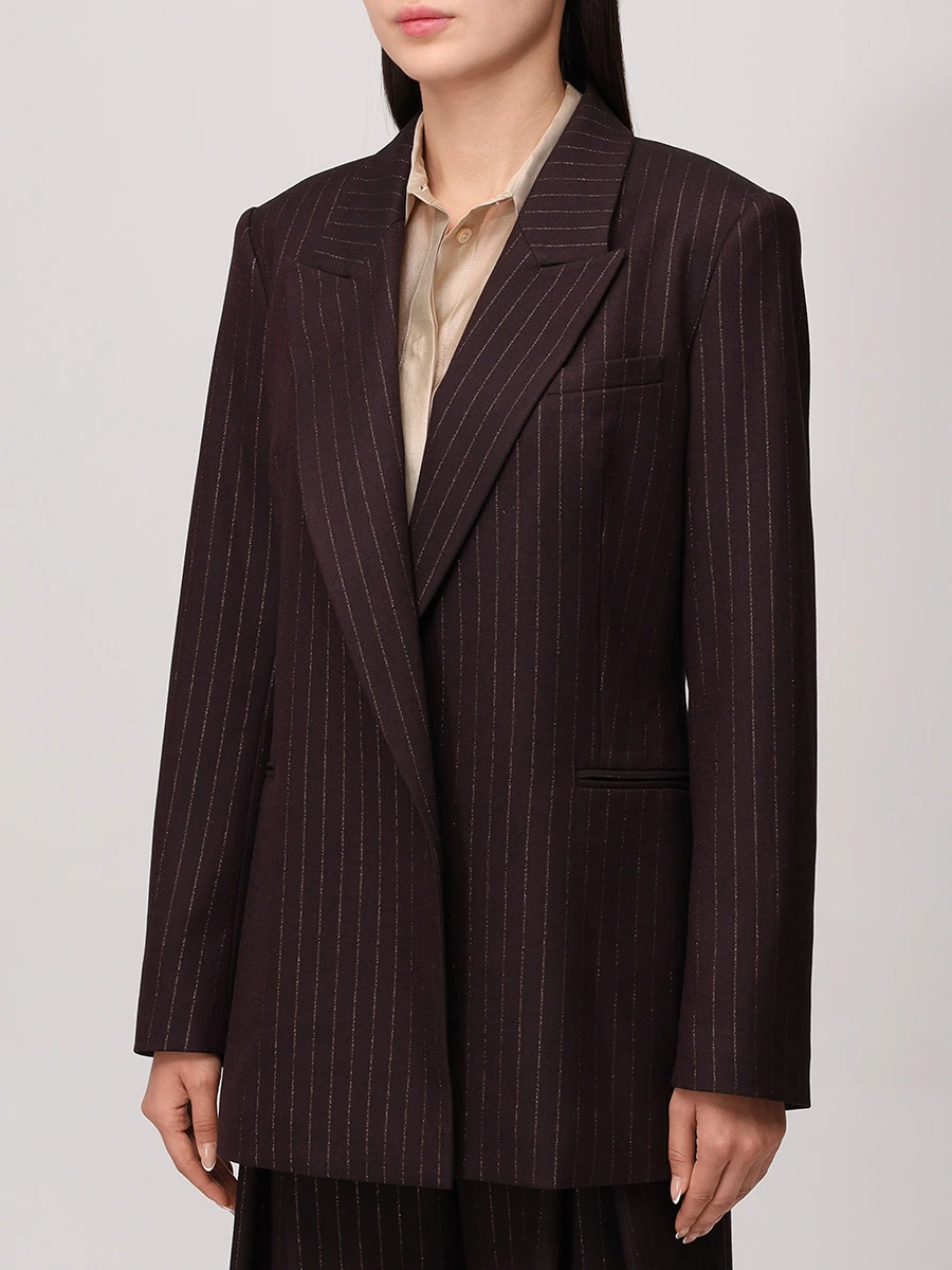 Пиджак в полоску