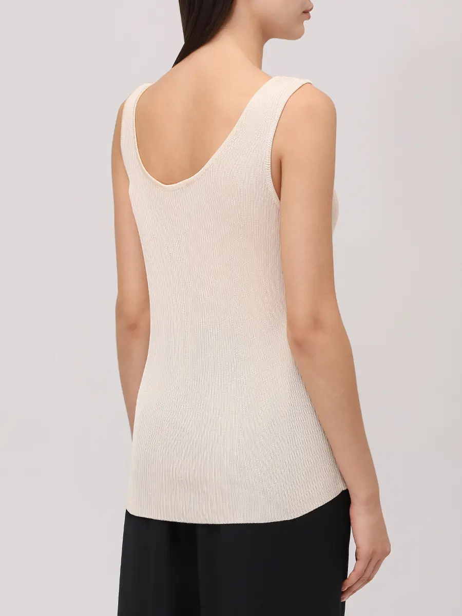 Топ из вискозы и шелка