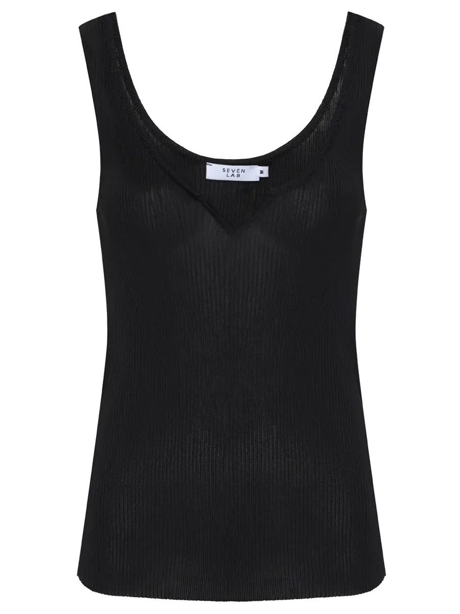 Топ из вискозы и шелка