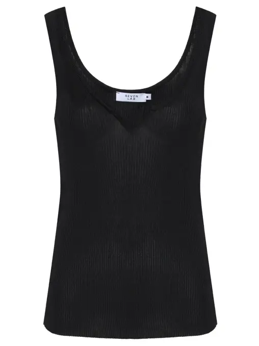 Топ из вискозы и шелка SEVEN LAB