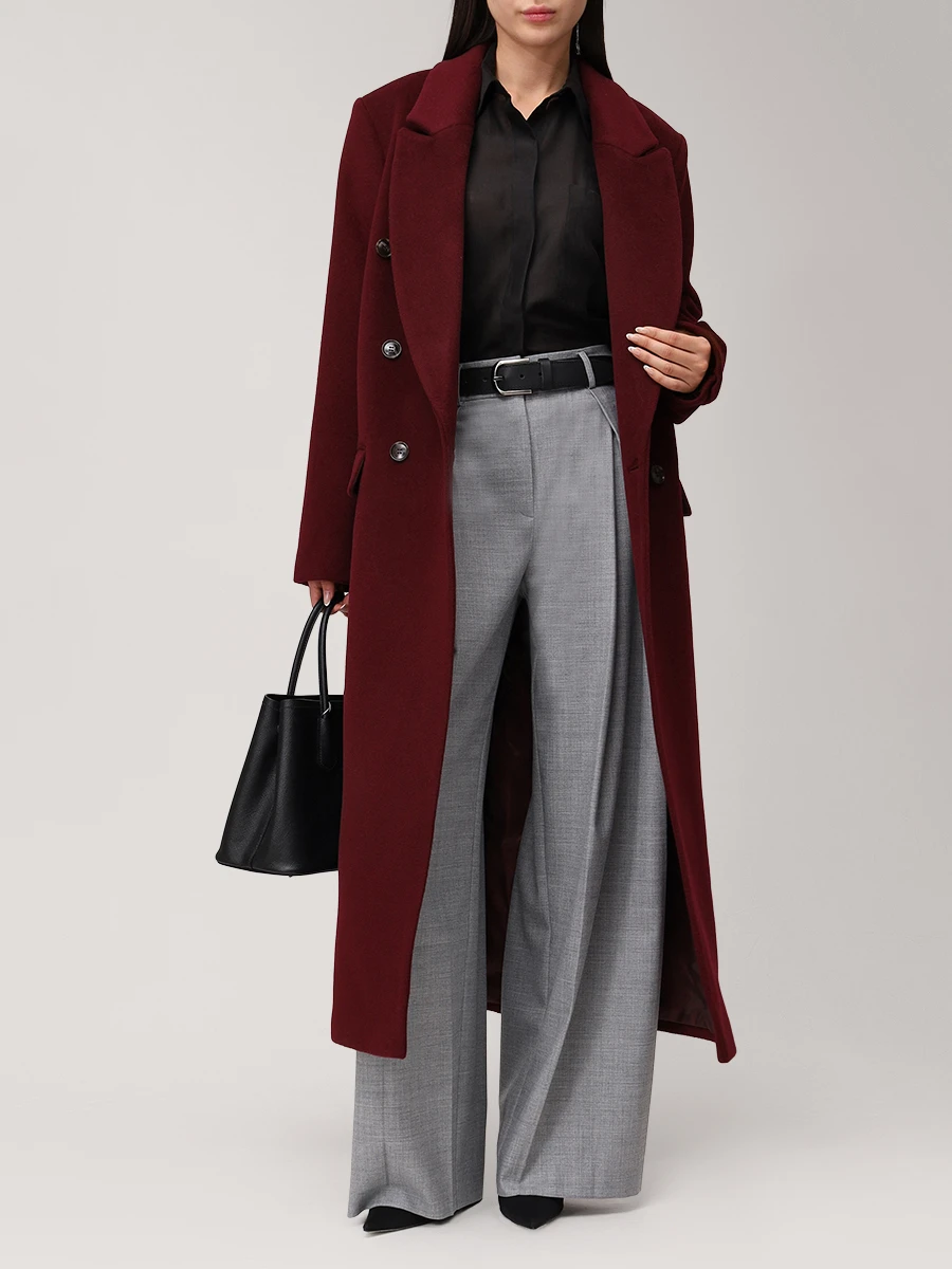 Пальто шерстяное