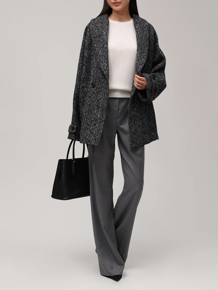 Полупальто шерстяное