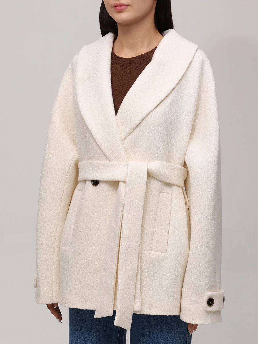 Полупальто шерстяное