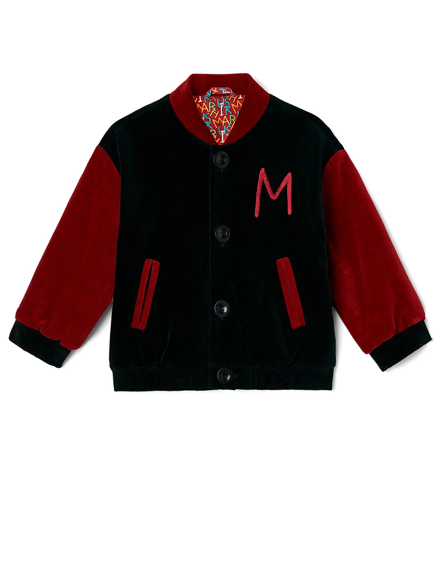 Бомбер Лесной Изумруд из бархата