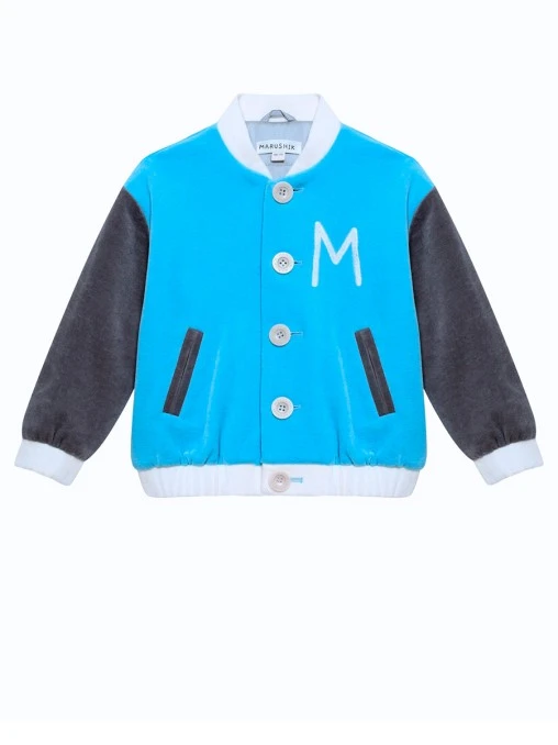 Бомбер Шепот Неба из бархата AMUR BY MARUSHIK