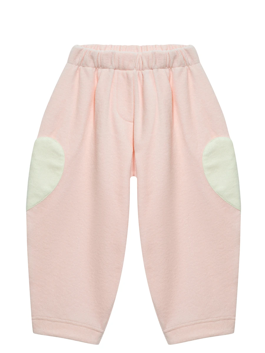 Брюки Легкий румянец из бархата