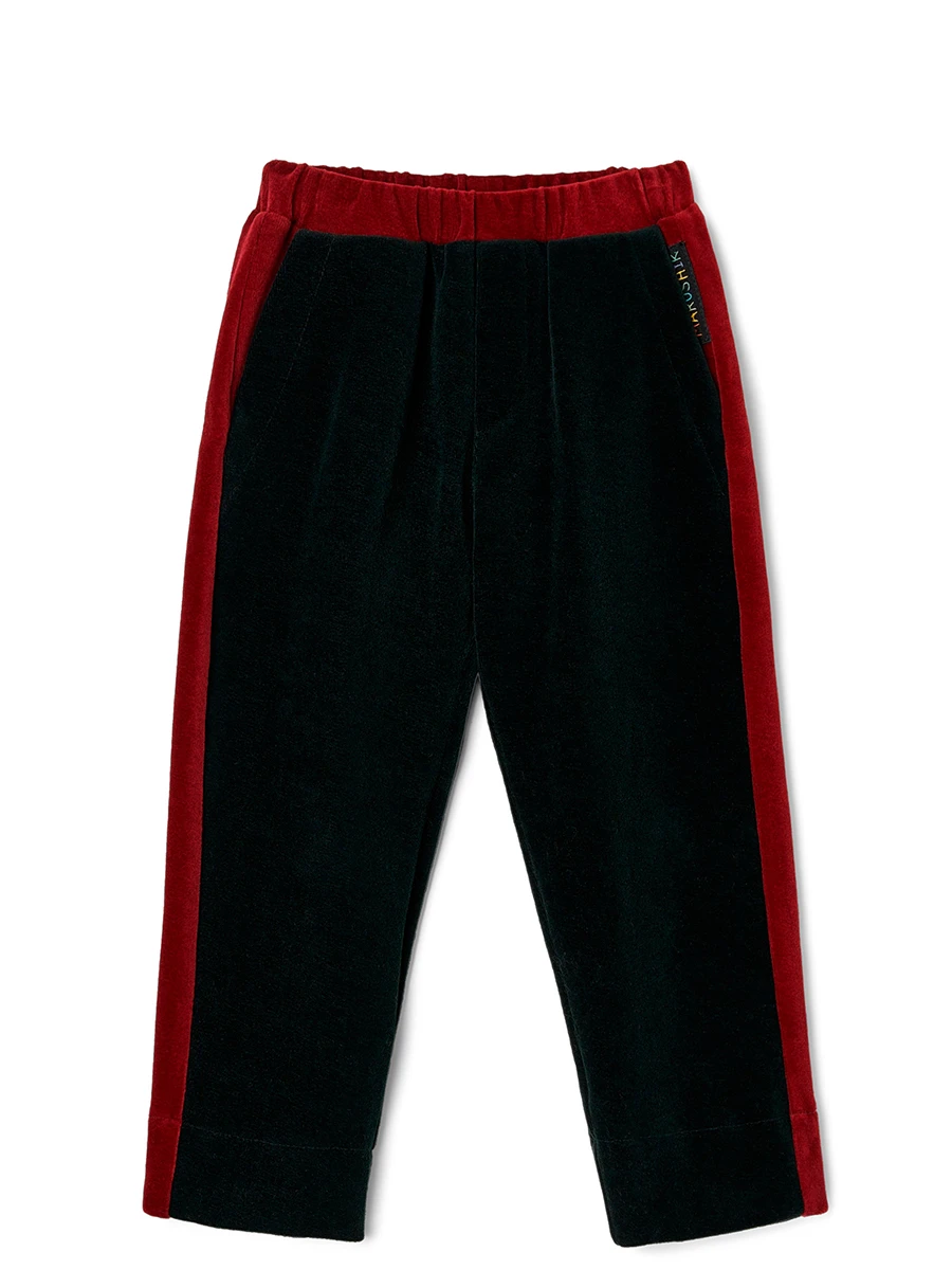 Брюки Лесной Изумруд из бархата