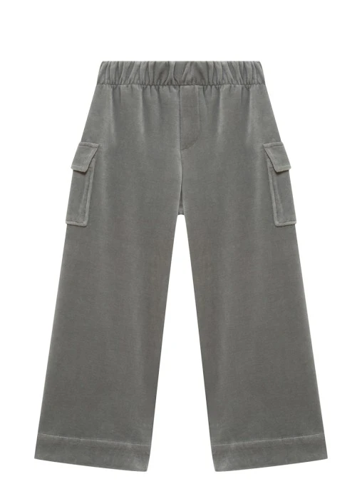 Брюки-карго Темный Жемчуг из бархата AMUR BY MARUSHIK