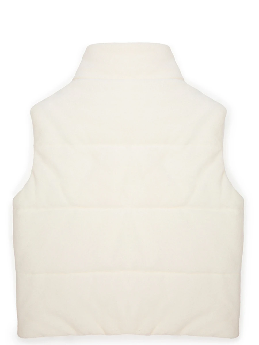 Жилет Взбитые Сливки утепленный из бархата