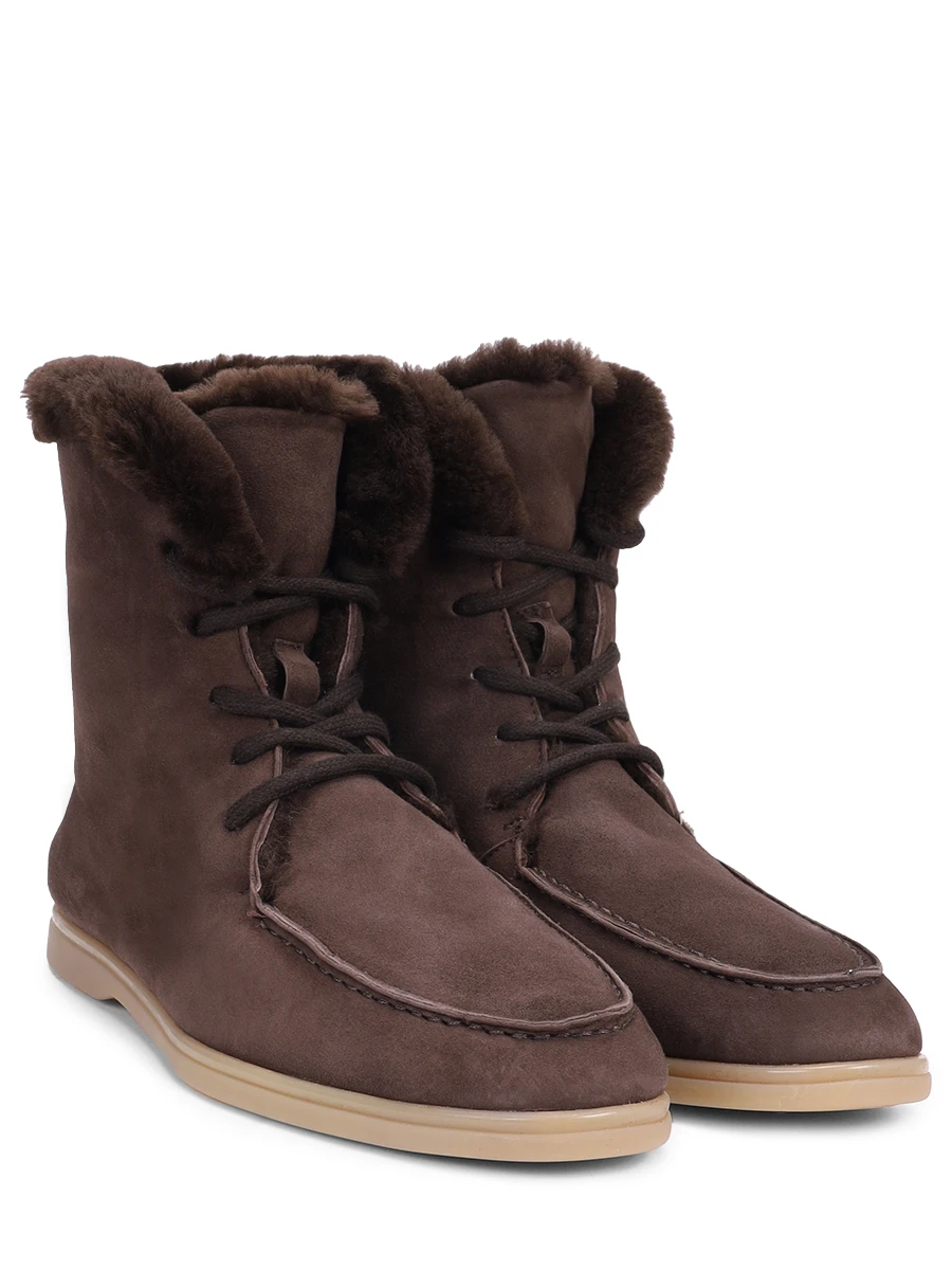 Ботинки замшевые на меху