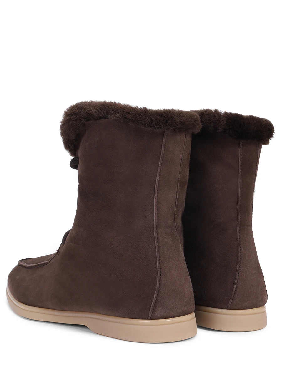 Ботинки замшевые на меху