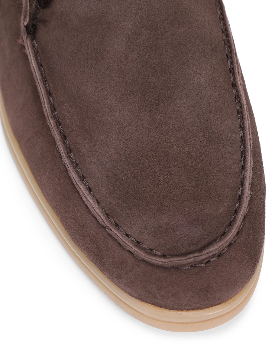 Ботинки замшевые на меху