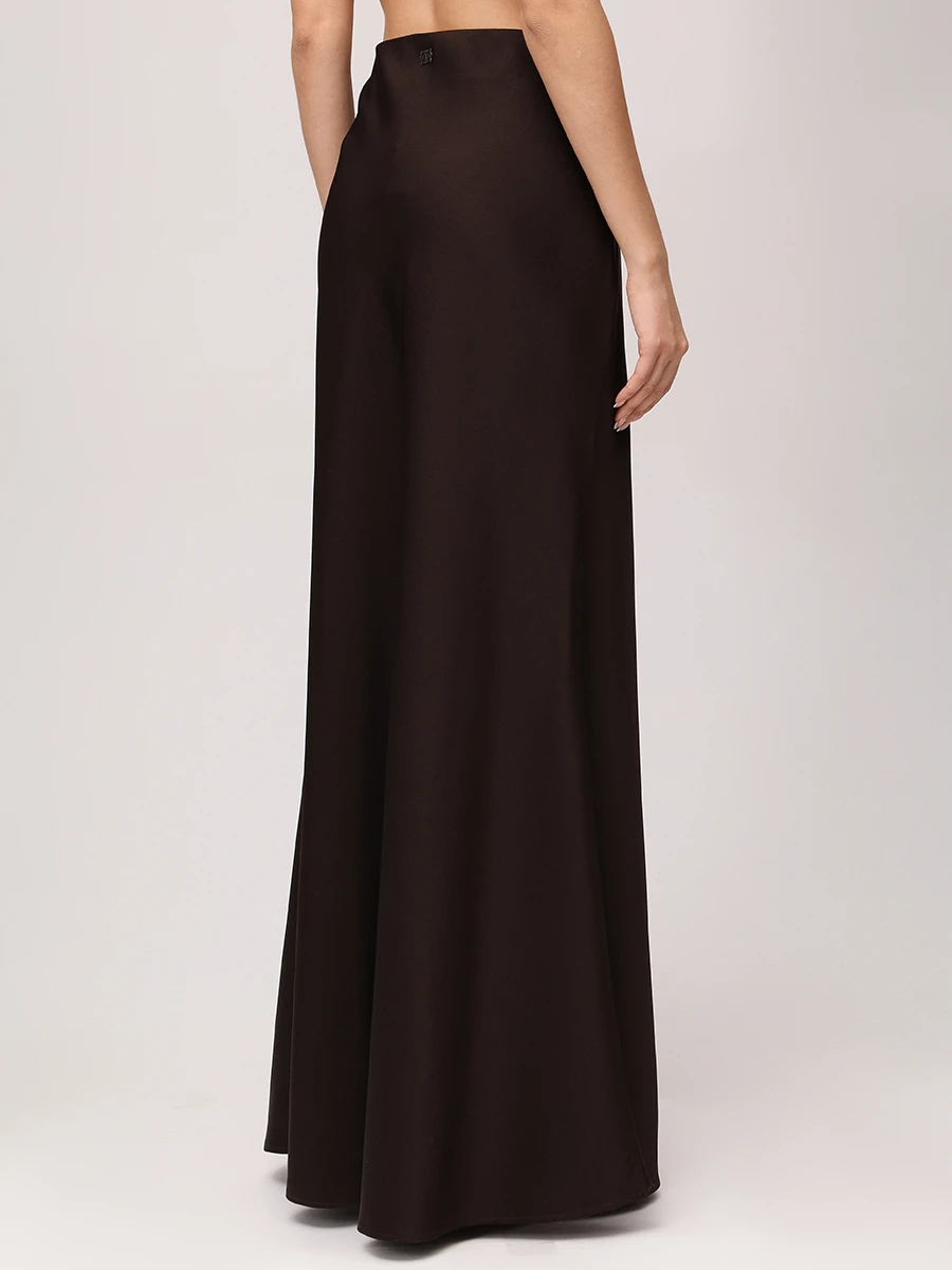 Юбка однотонная