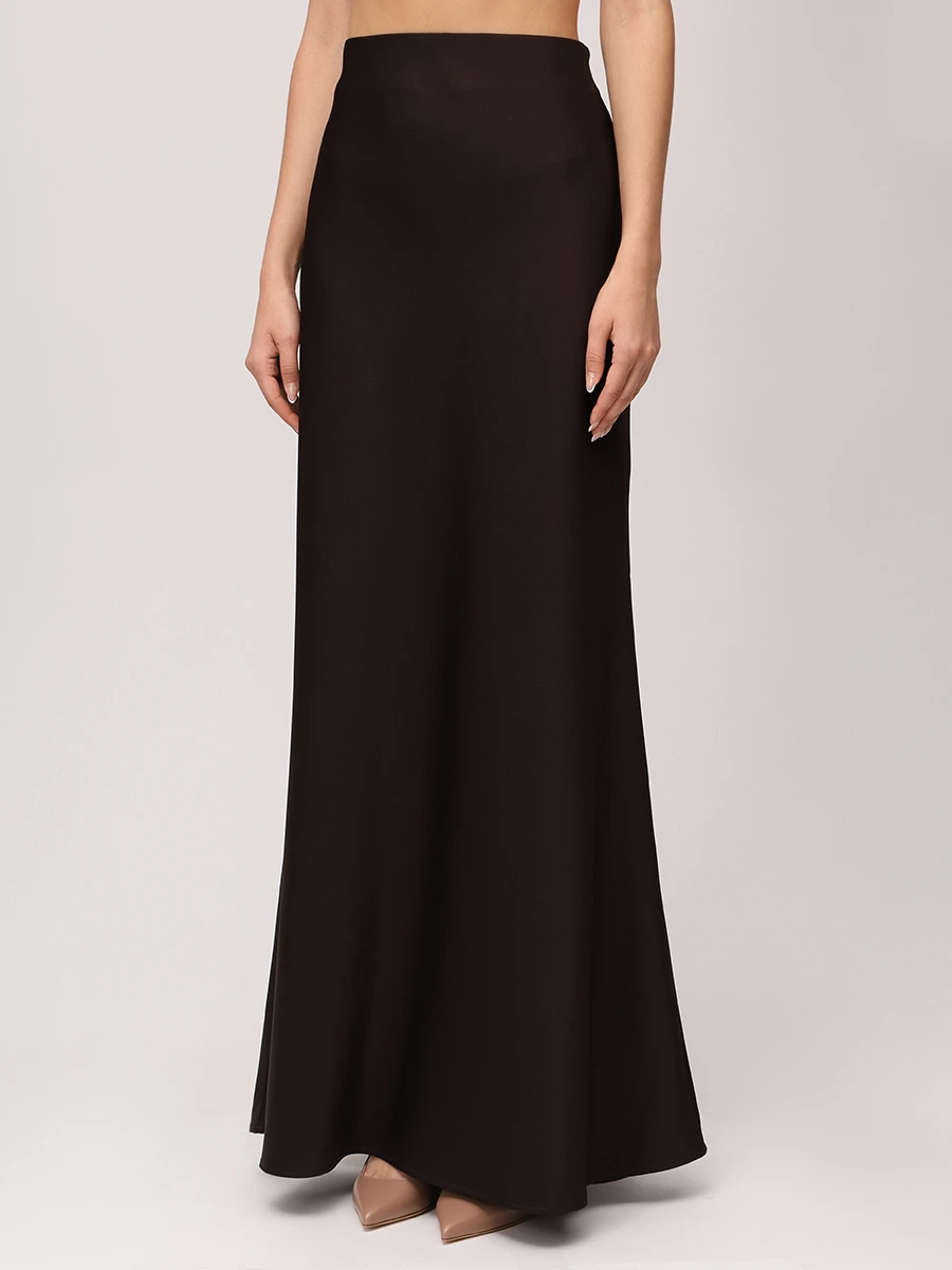 Юбка однотонная