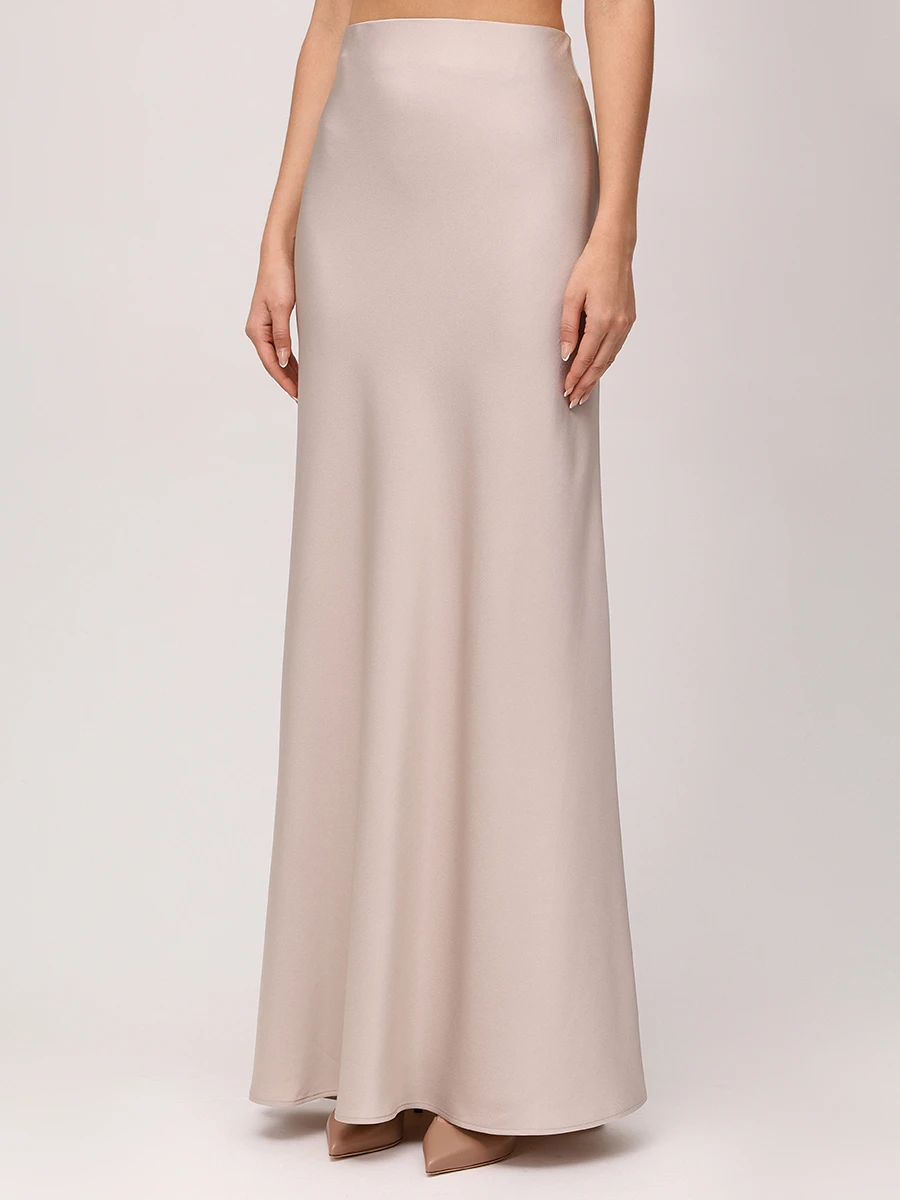 Юбка однотонная