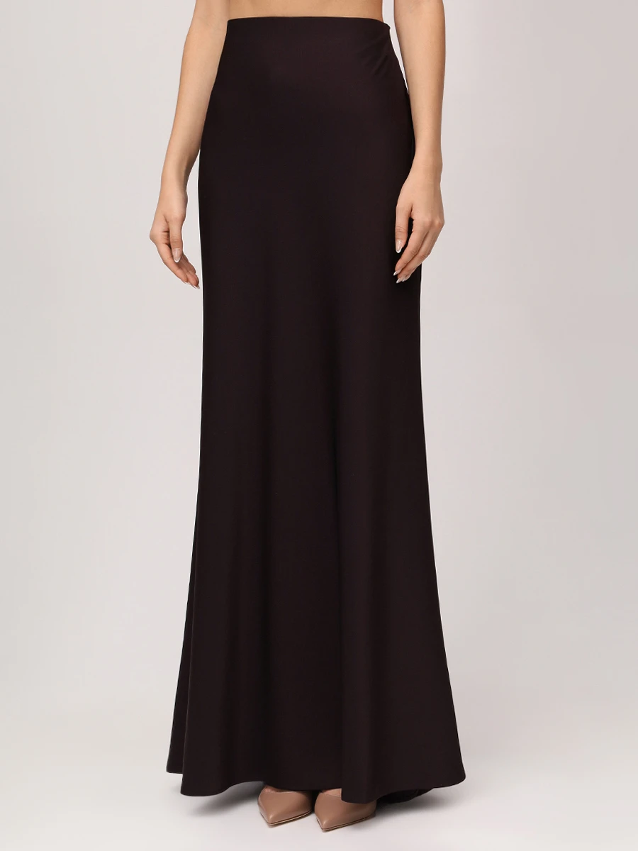 Юбка однотонная