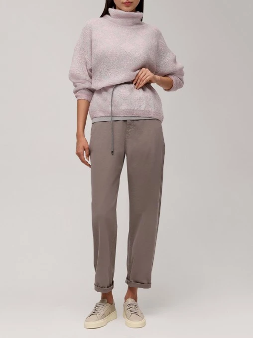 Свитер из мохера и шерсти альпака PANICALE