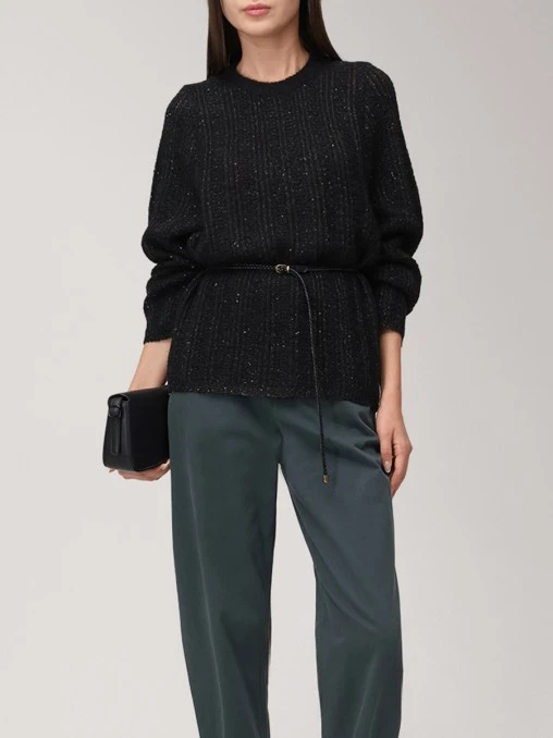 Джемпер из мохера и шерсти альпака PANICALE