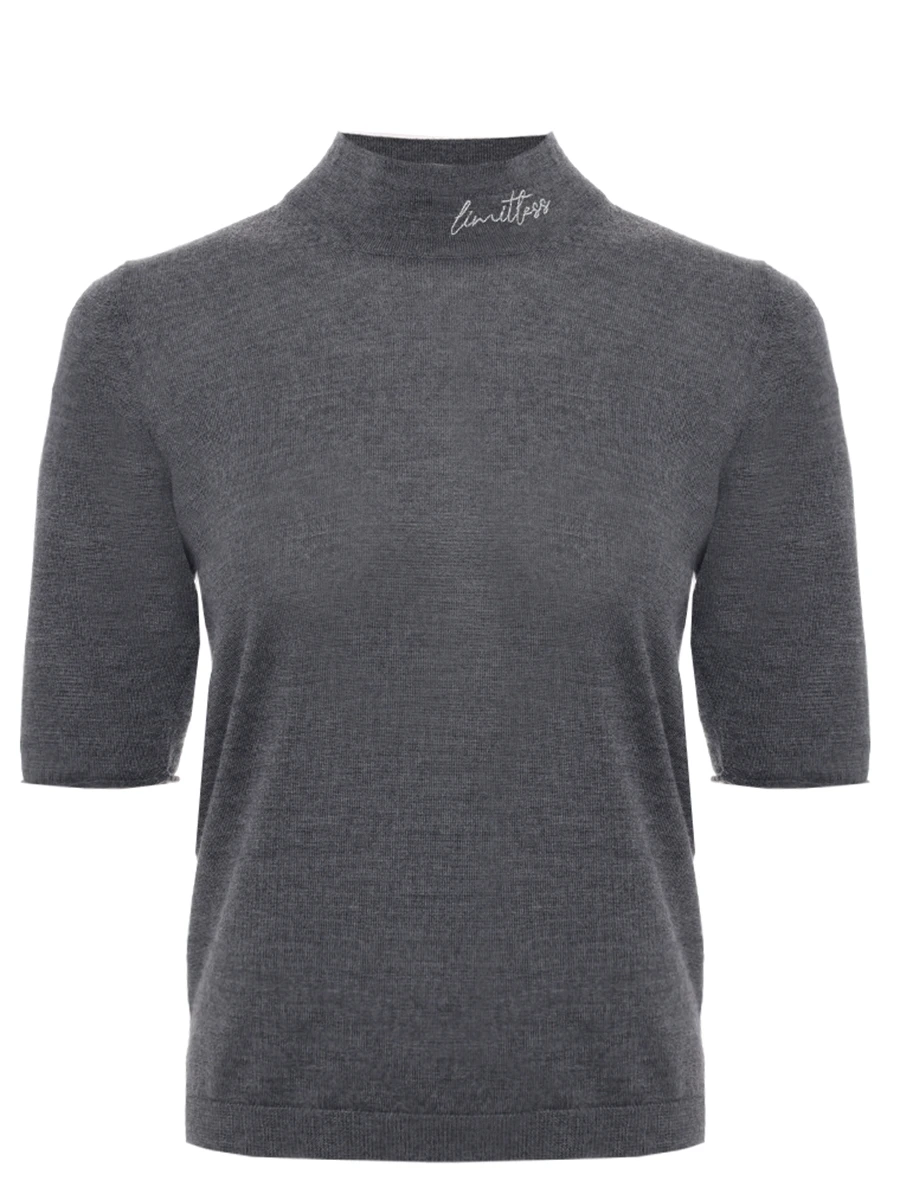 Футболка из шерсти и шелка