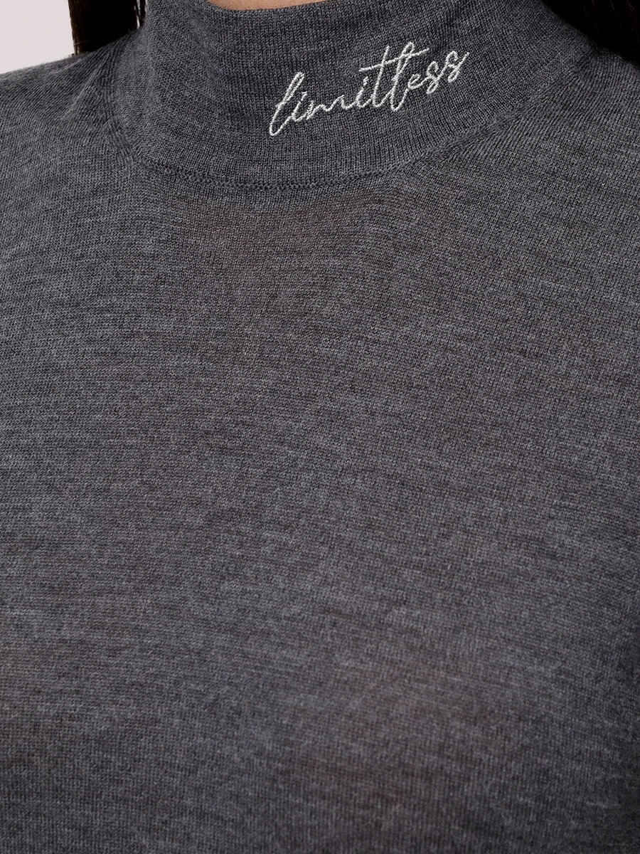 Футболка из шерсти и шелка