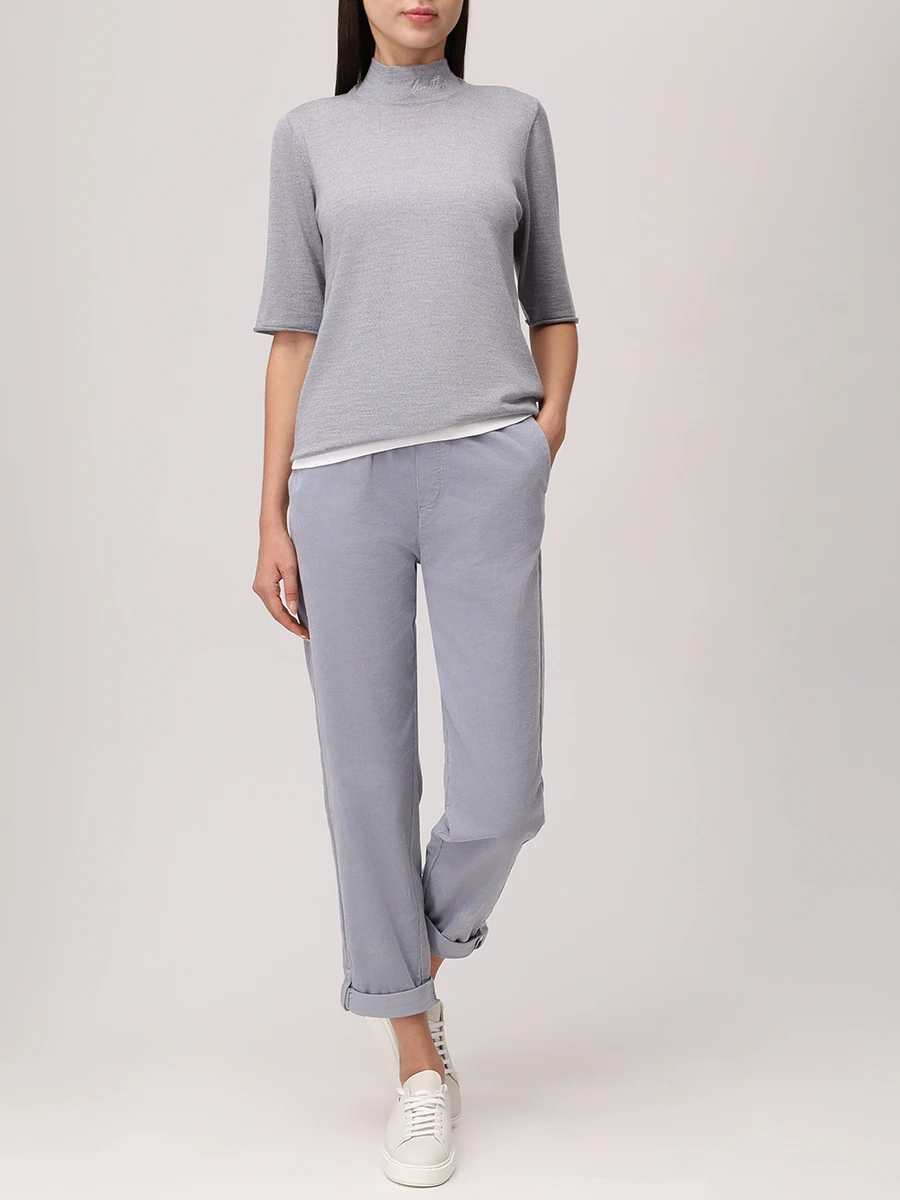 Футболка из шерсти и шелка