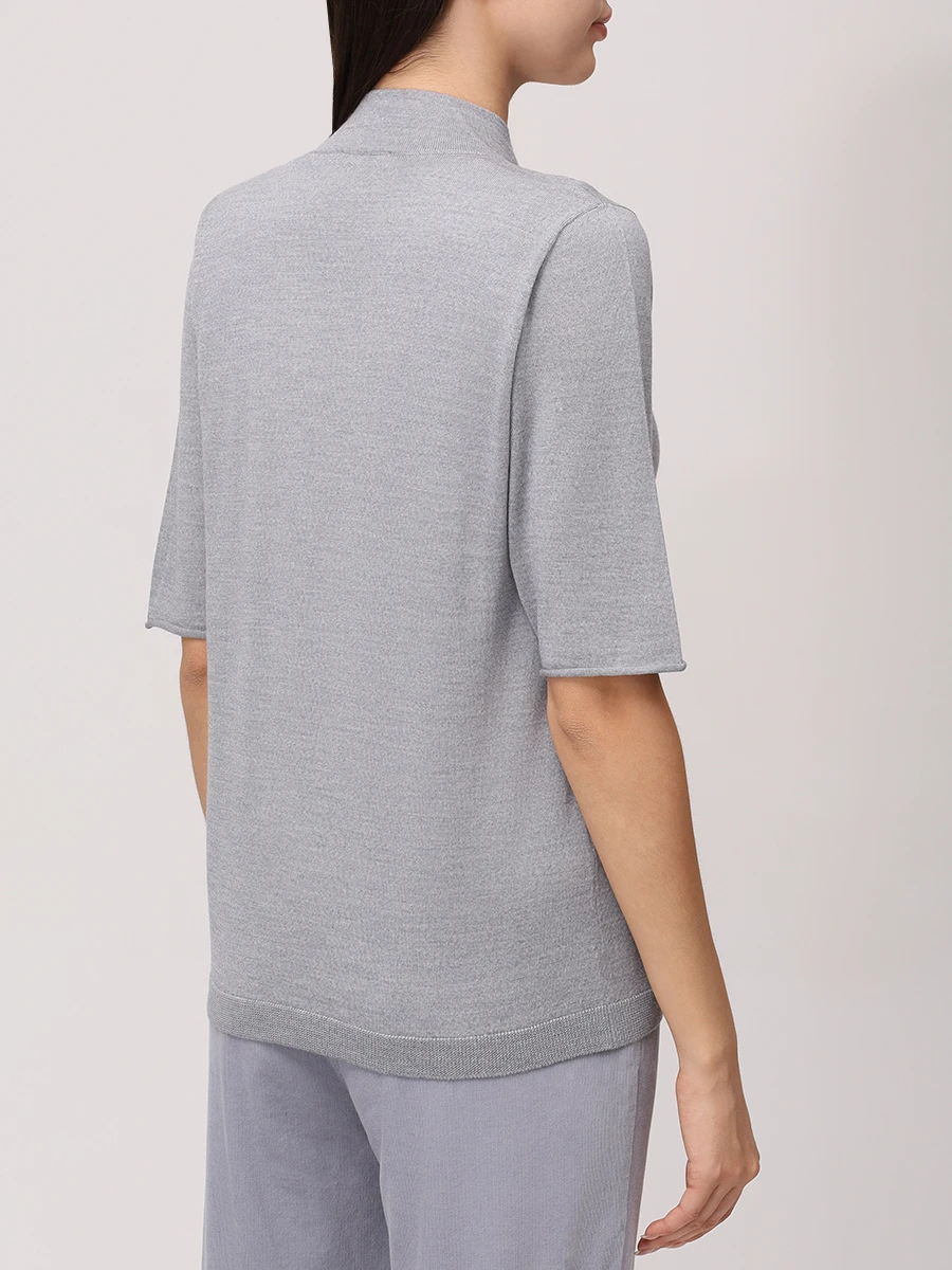 Футболка из шерсти и шелка