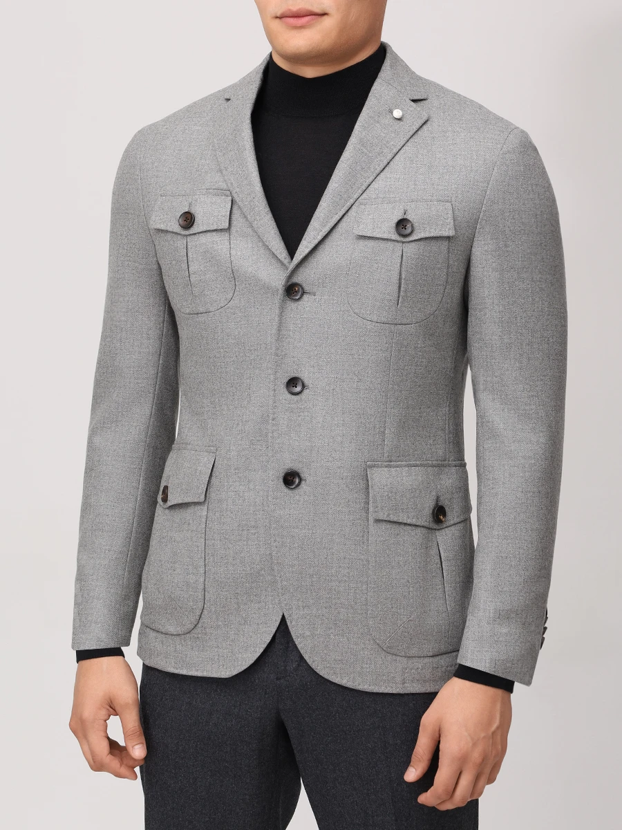 Пиджак шерстяной