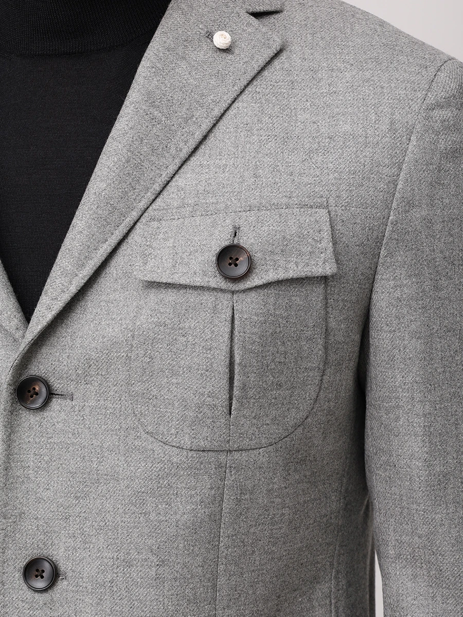 Пиджак шерстяной
