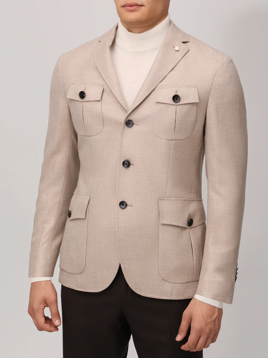 Пиджак шерстяной