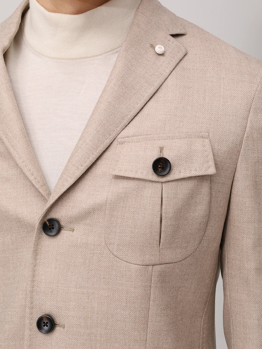 Пиджак шерстяной