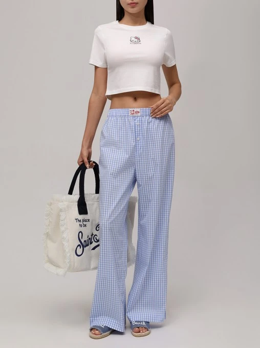 Брюки хлопковые MC2 SAINT BARTH