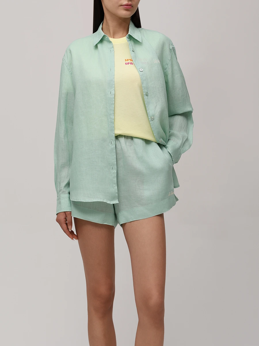 Шорты льняные