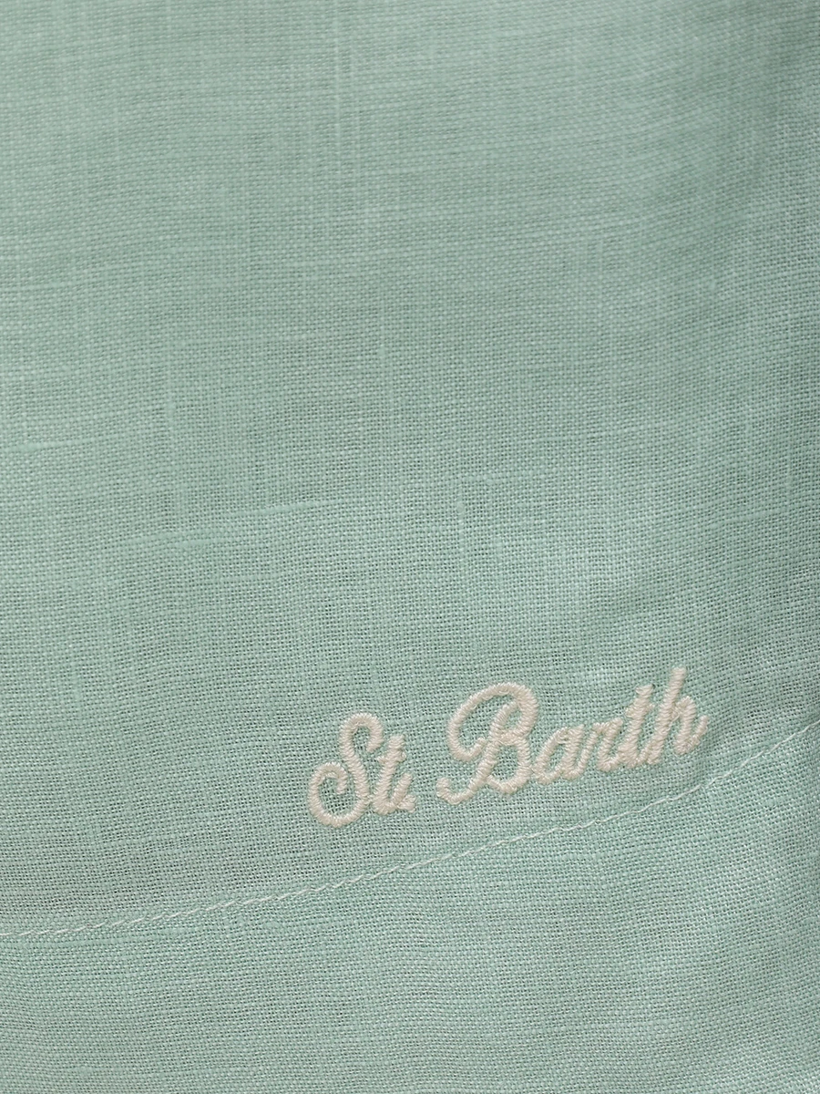 Шорты льняные