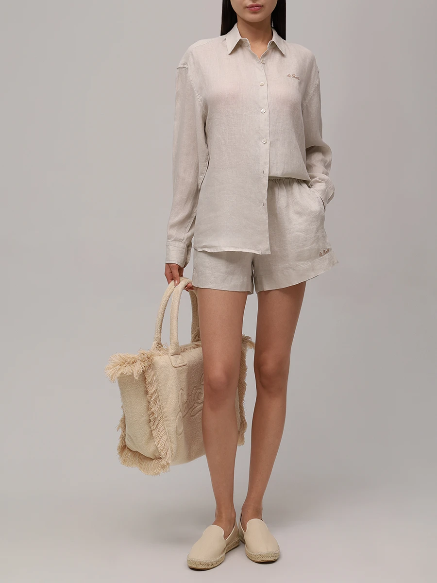 Шорты льняные