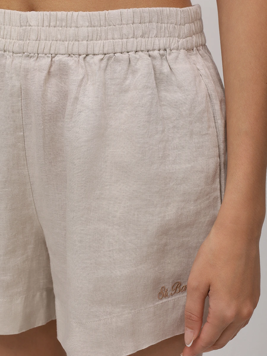 Шорты льняные