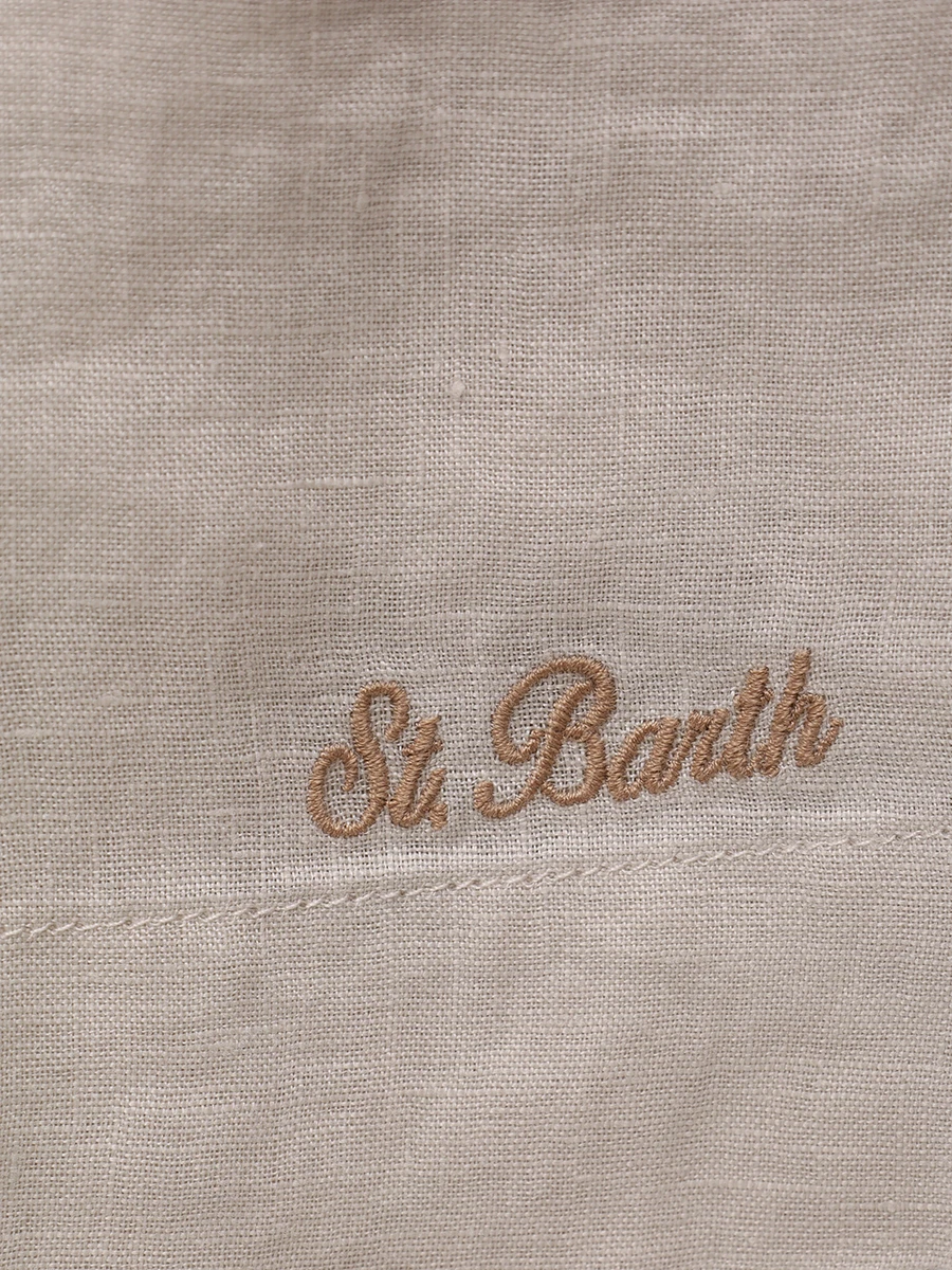 Шорты льняные