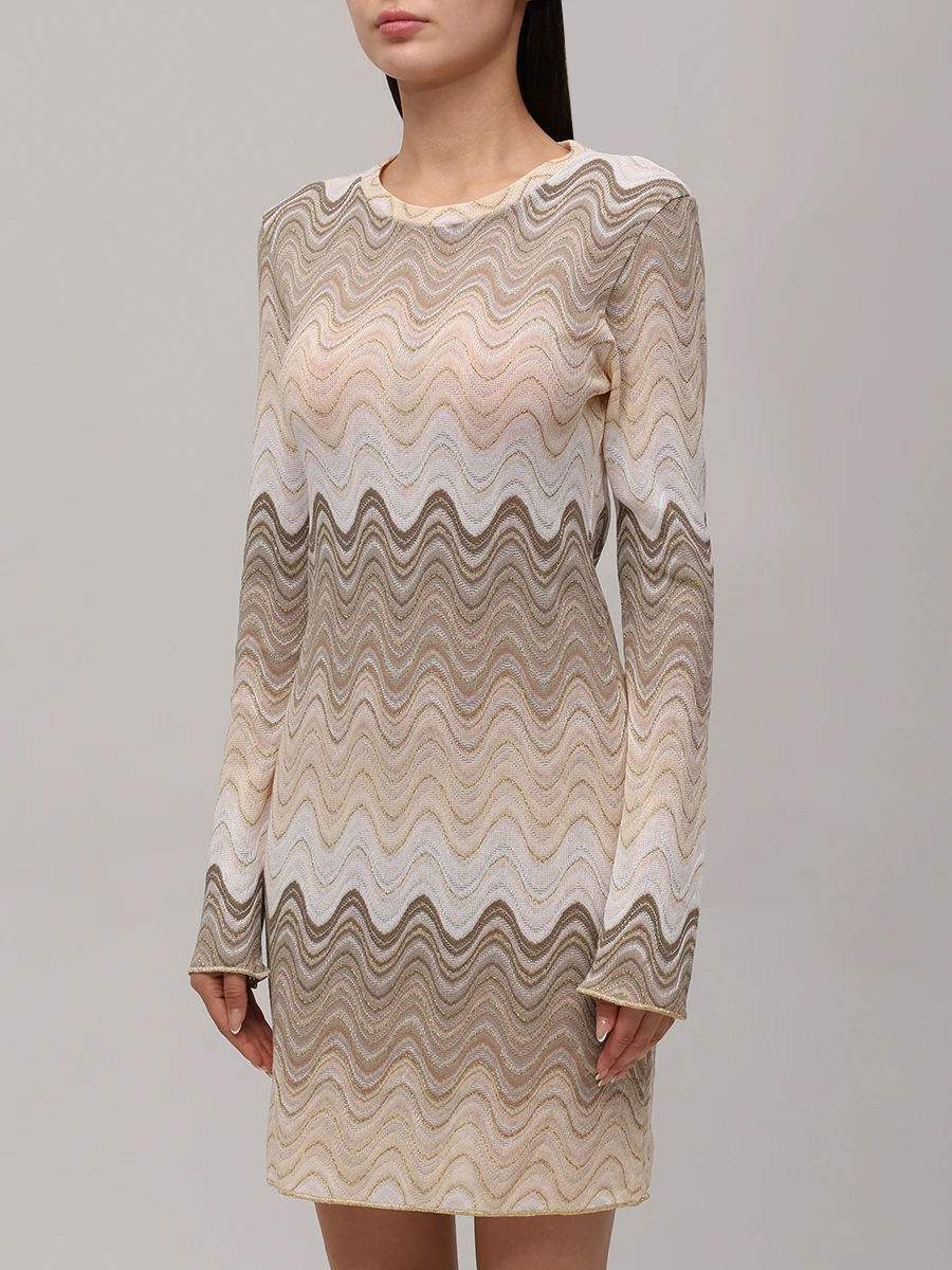 Платье с люрексом