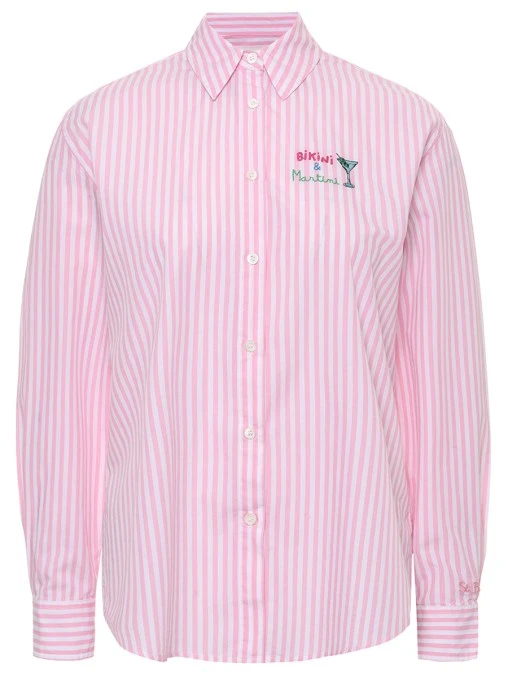 Рубашка хлопковая MC2 SAINT BARTH