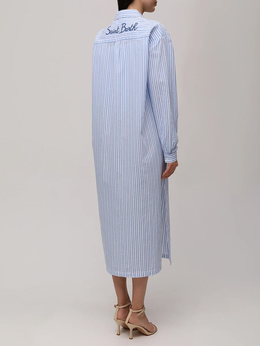 Платье-рубашка хлопковое