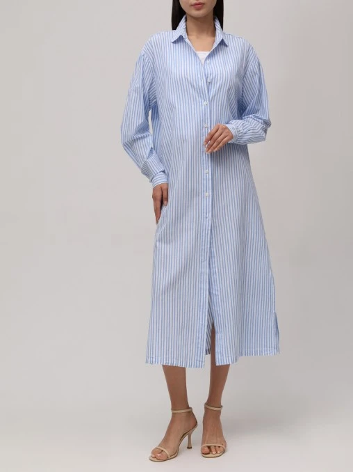 Платье-рубашка хлопковое MC2 SAINT BARTH