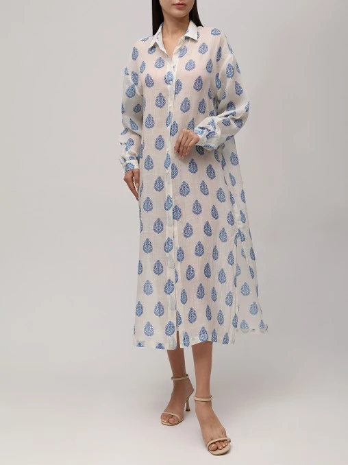 Платье хлопковое MC2 SAINT BARTH