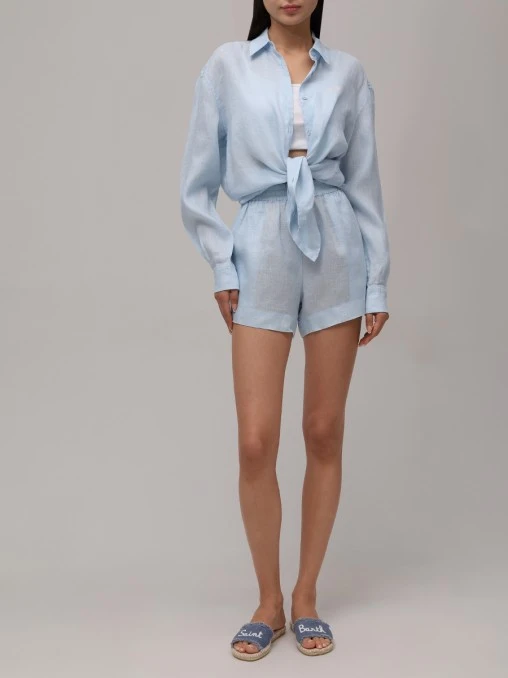 Рубашка льняная MC2 SAINT BARTH